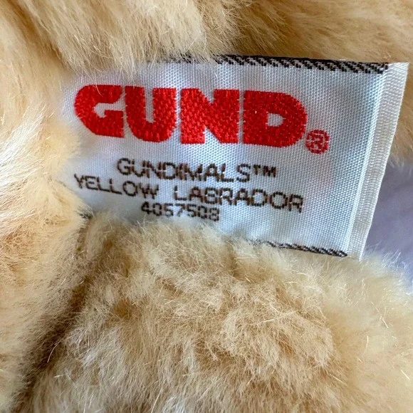 Gund Yellow Labrador Plush Kids 12" Golden Dog Gundimals - Picture 12 of 12